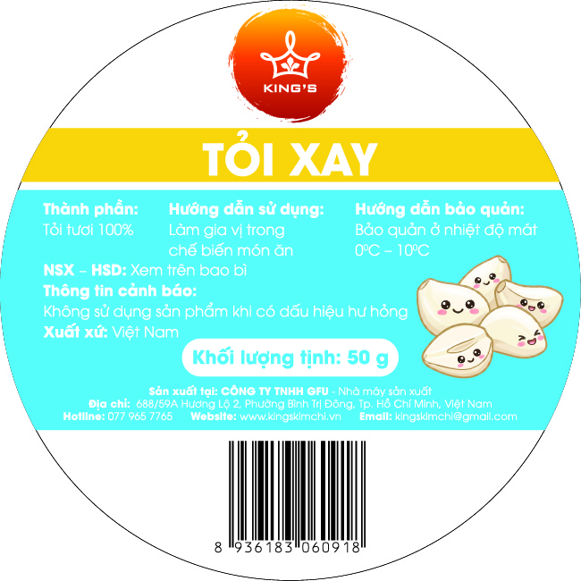 Tỏi xay