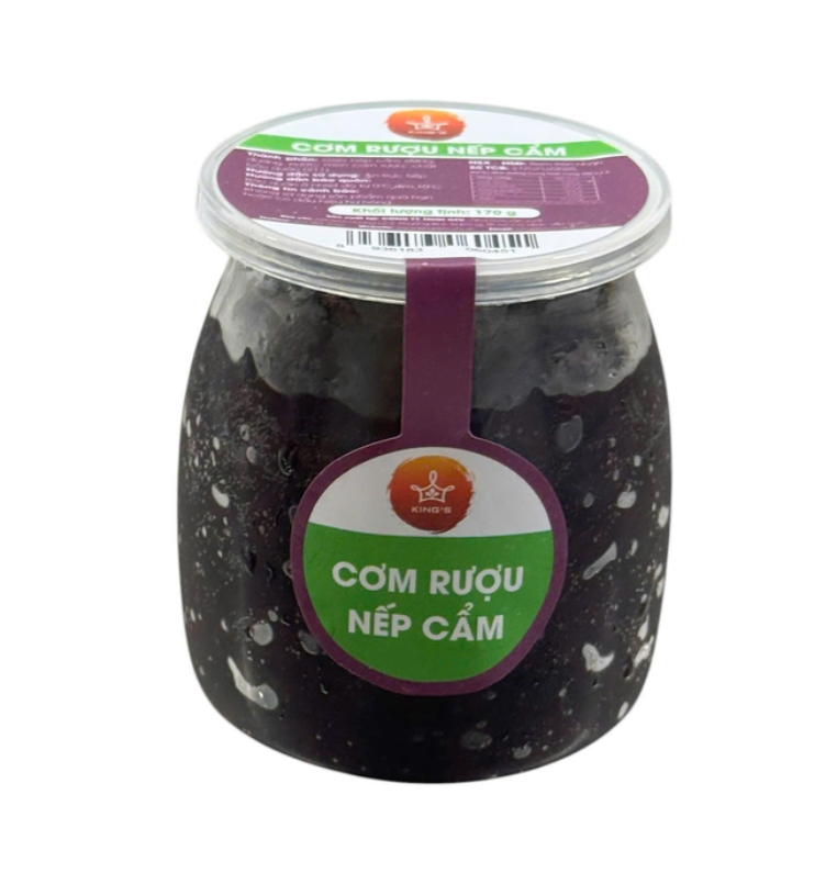 Fermented purple sticky rice