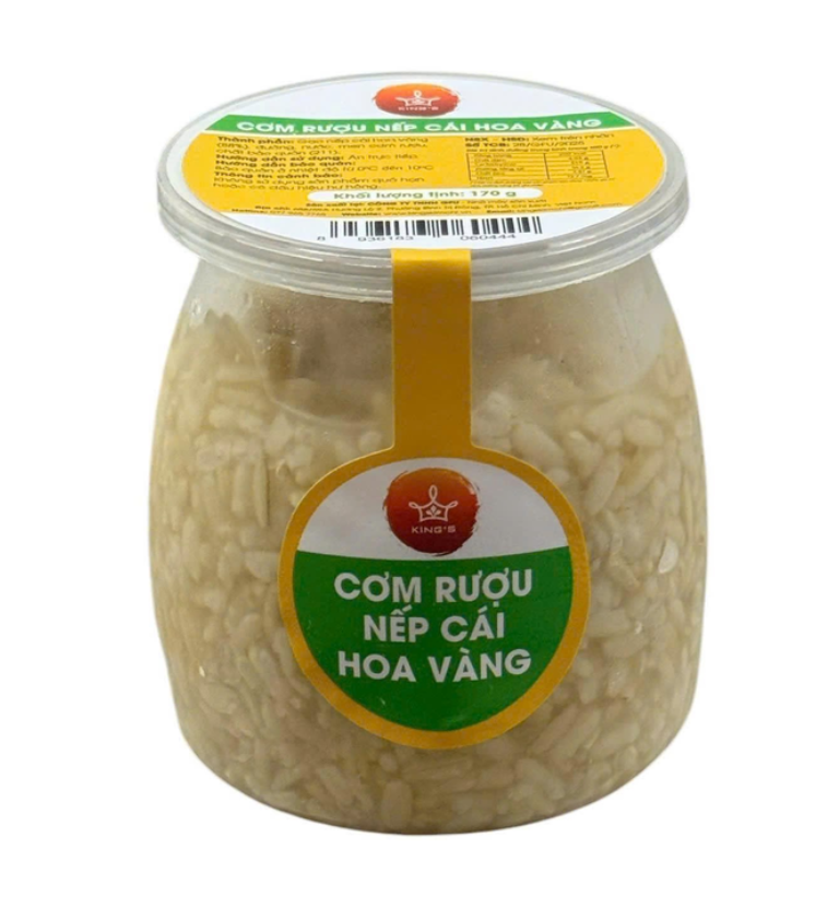 Fermented yellow sticky rice