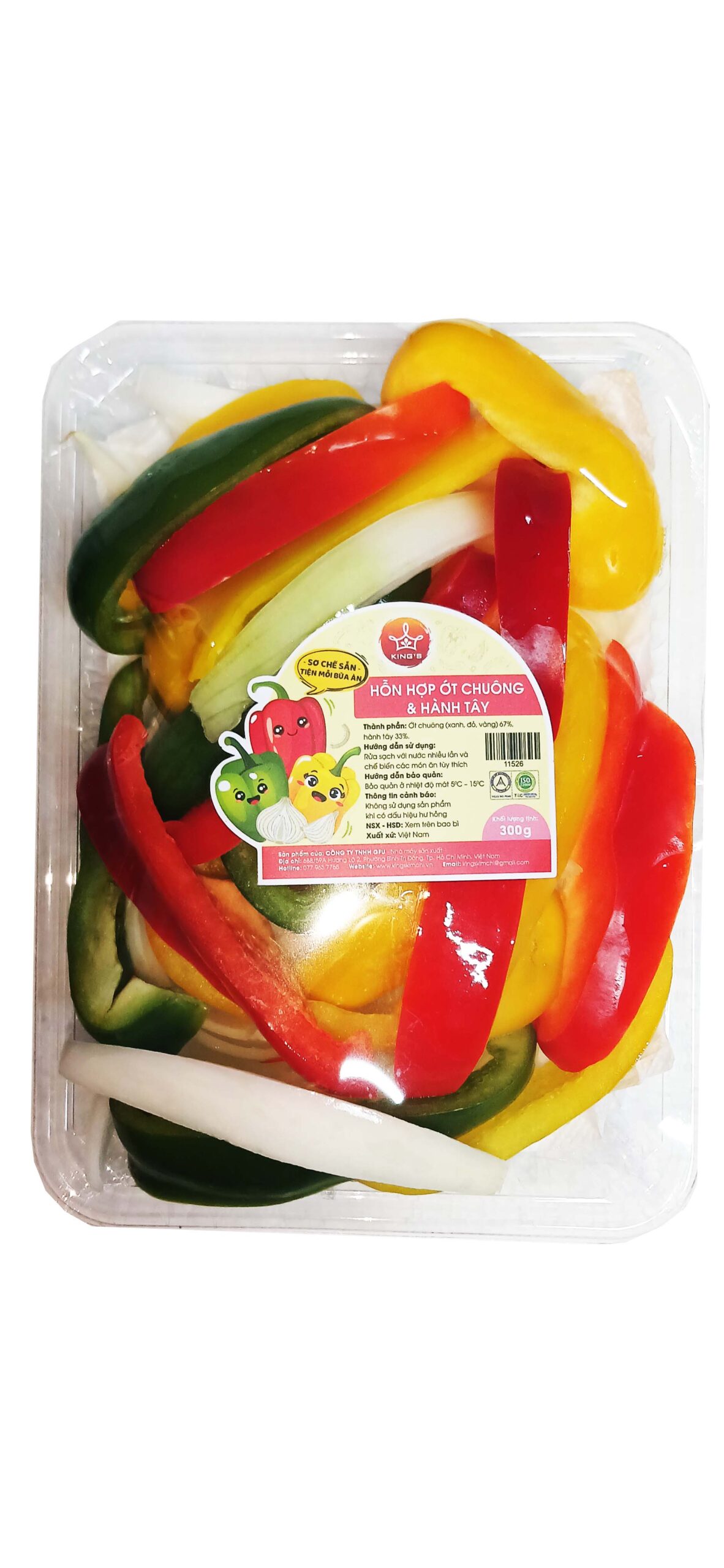 Pre-prepared Bell Pepper & Onion Mix
