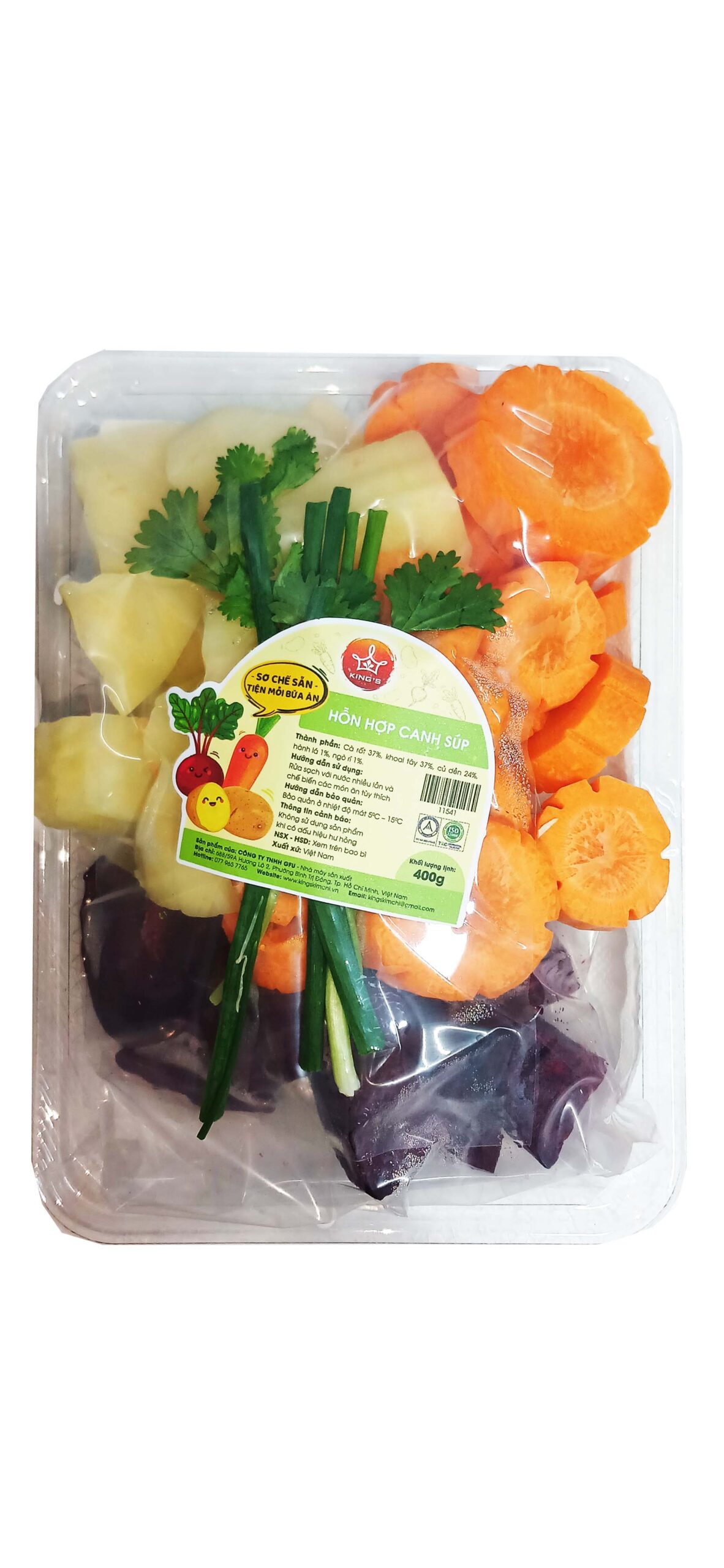 Pre-prepared Soup Vegetable Mix