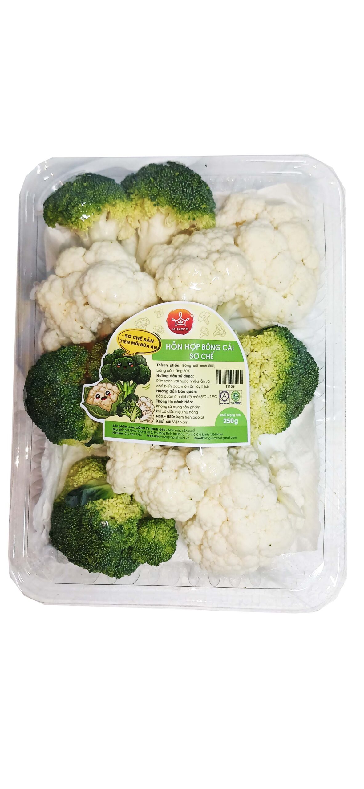 Pre-prepared Broccoli and Cauliflower Mix