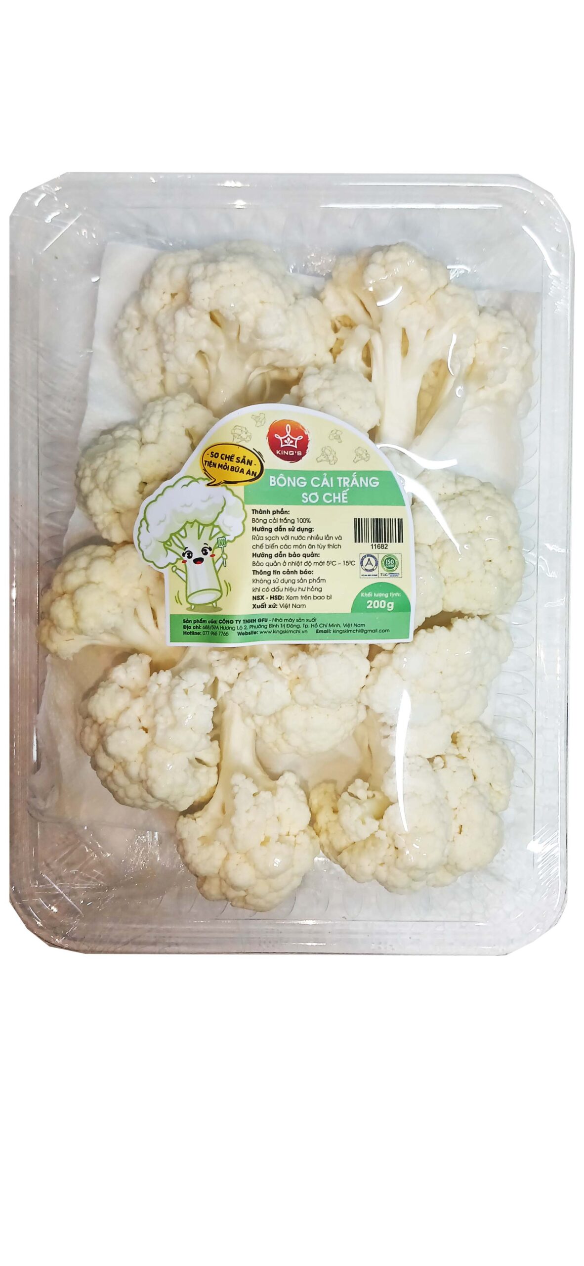 Pre-prepared Cauliflower