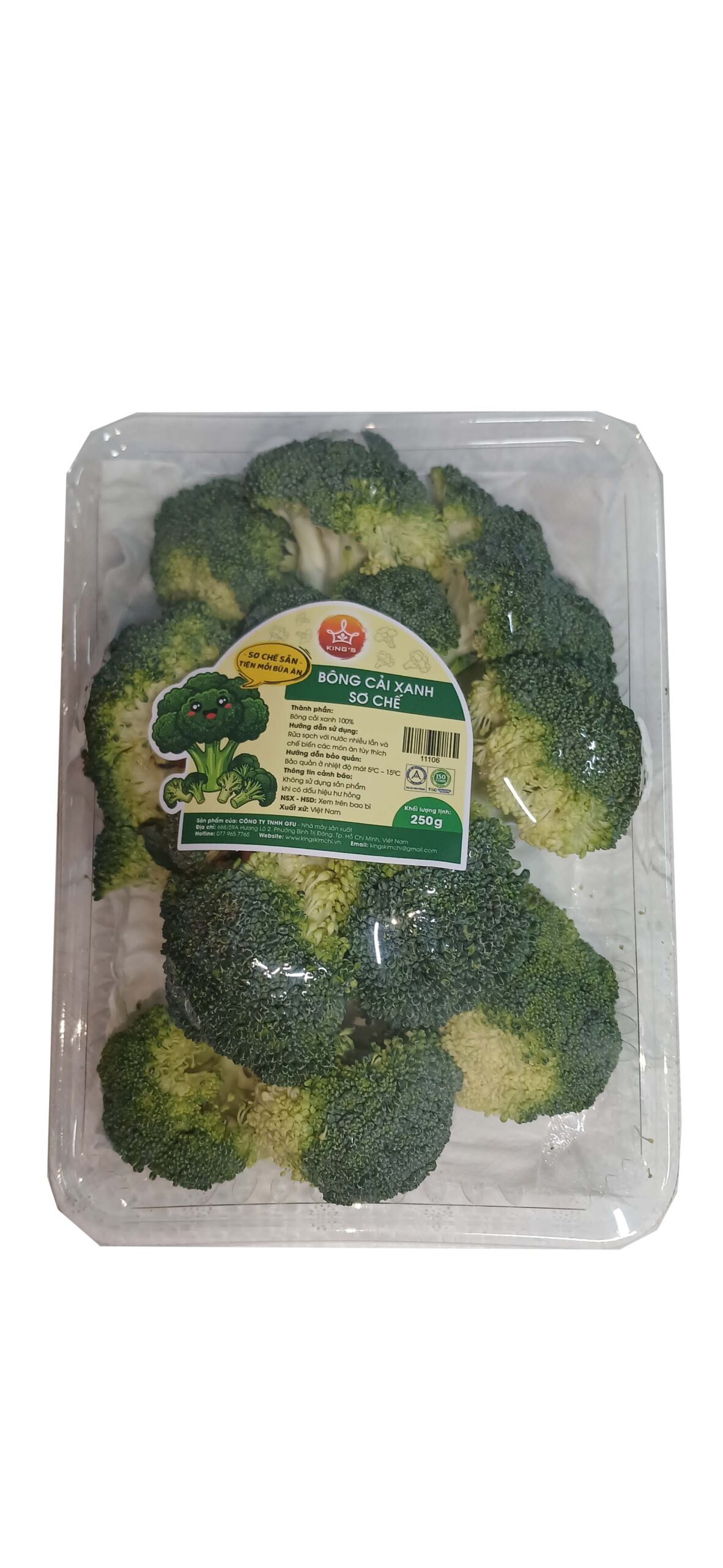 Pre-prepared Broccoli