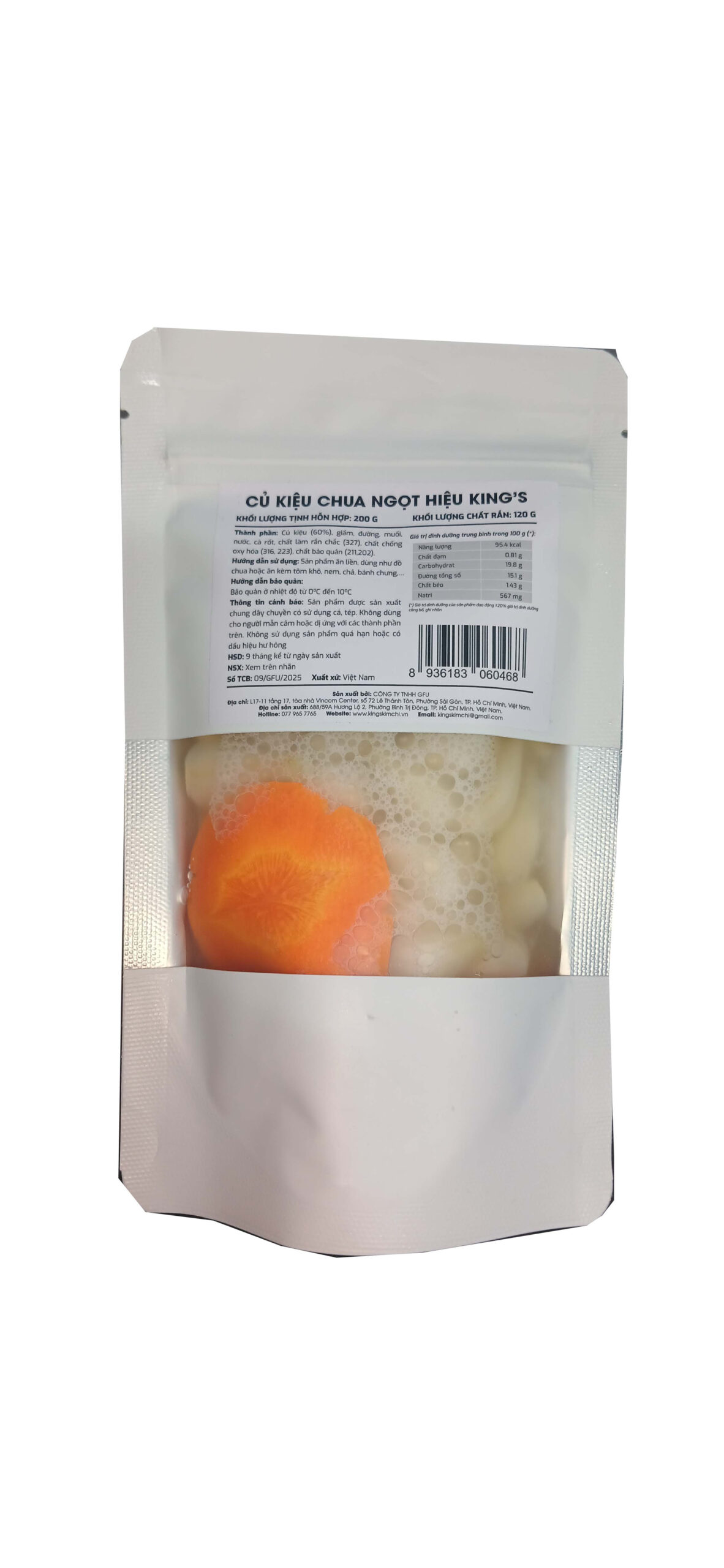 Sweet & Sour Pickled Scallion Bulbs 200 g