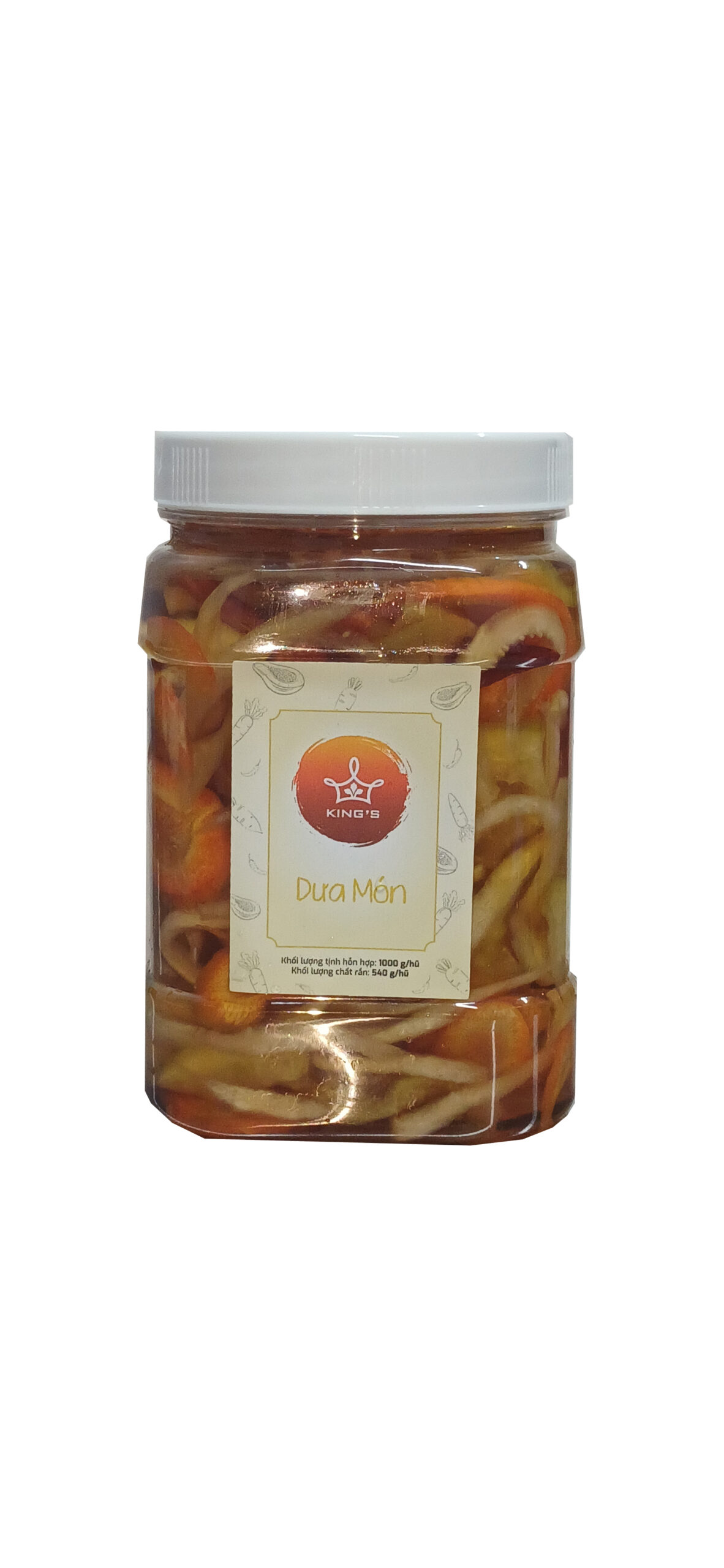Vietnamese Pickled Mixed Vegetables 1 kg