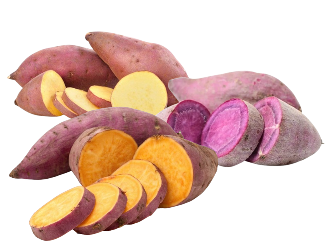 Three-Color Steamed Sweet Potatoes