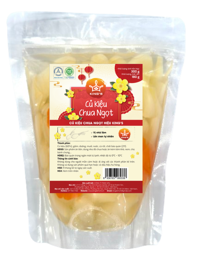 Sweet & Sour Pickled Scallion Bulbs 200 g
