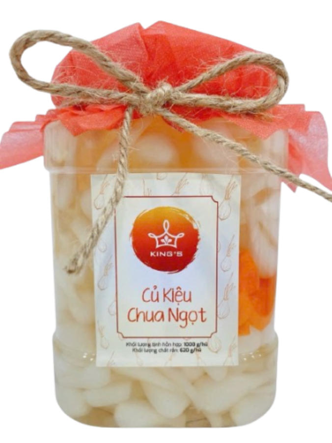 Sweet & Sour Pickled Scallion Bulbs 1 kg