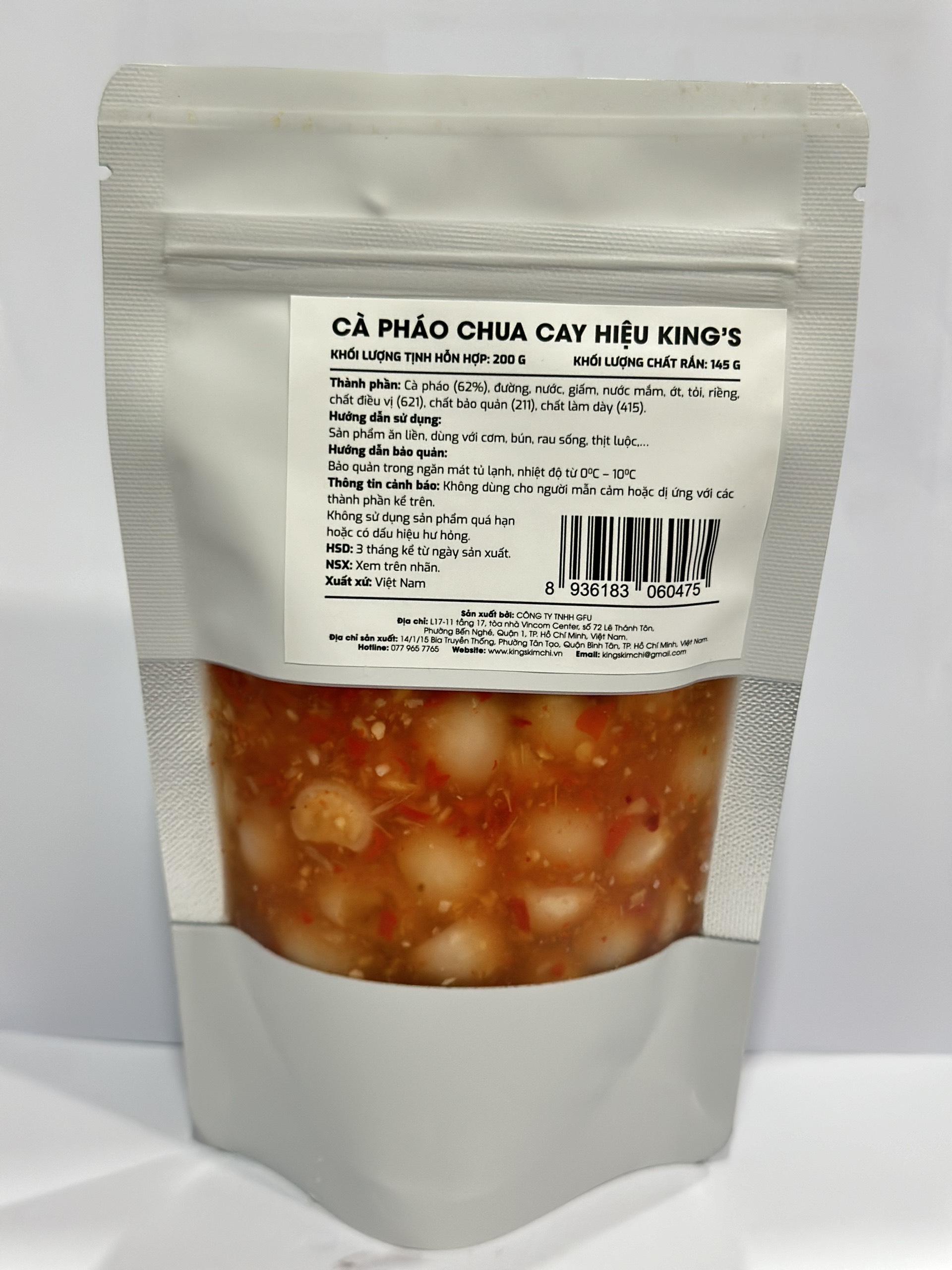 Spicy & Sour Pickled White Eggplant 200 g