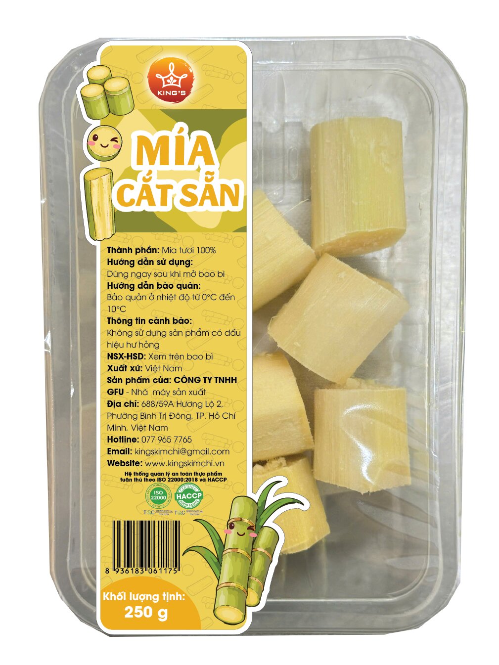 Pre-prepare Sugarcane