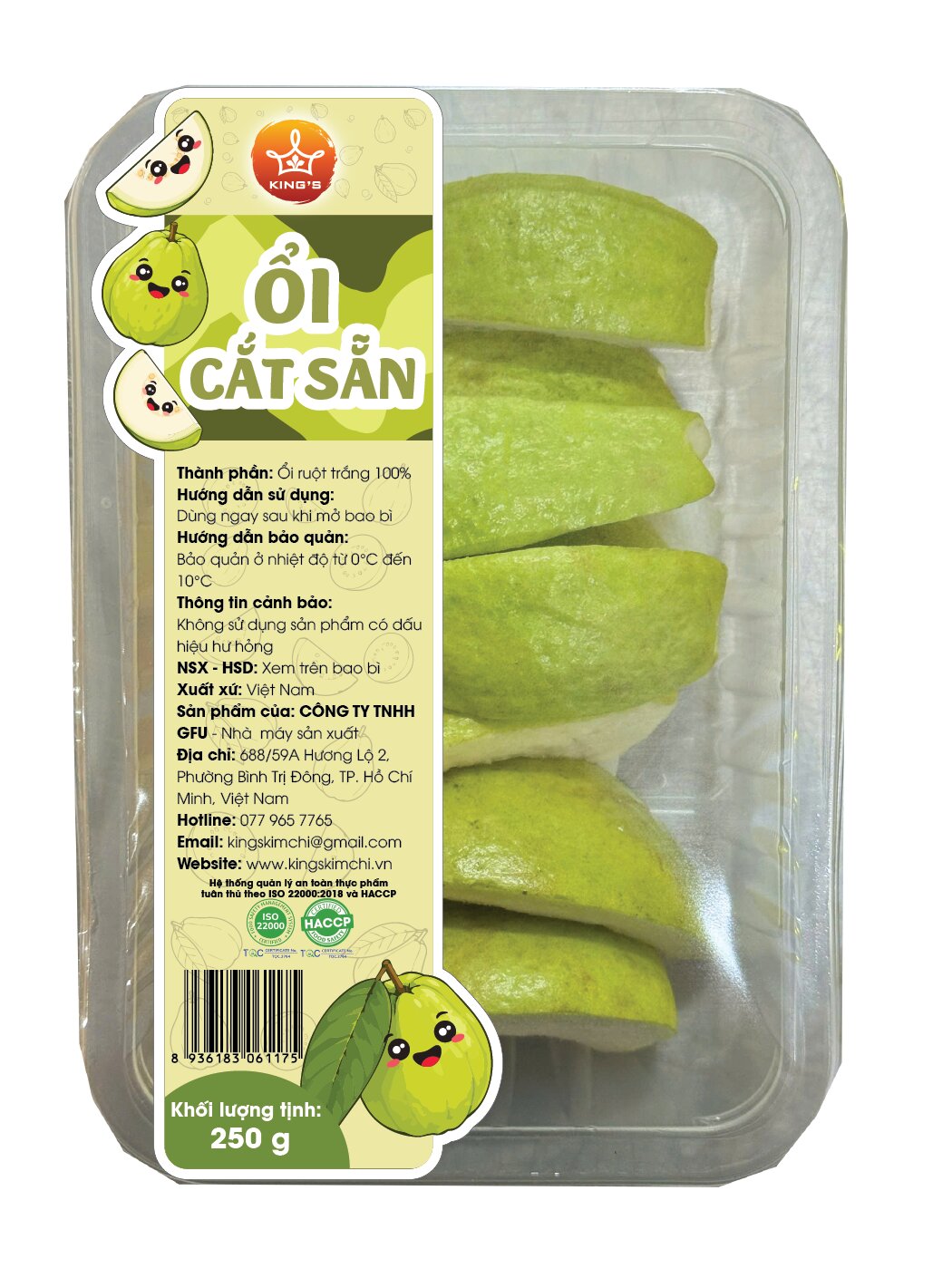 Pre-prepare White Flesh Guava