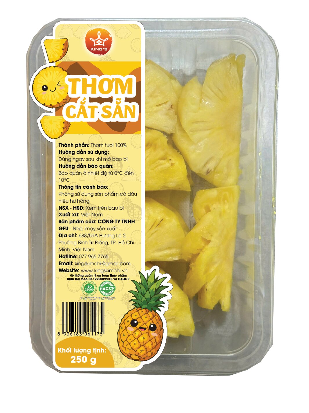 Pre-Prepare Pineapple